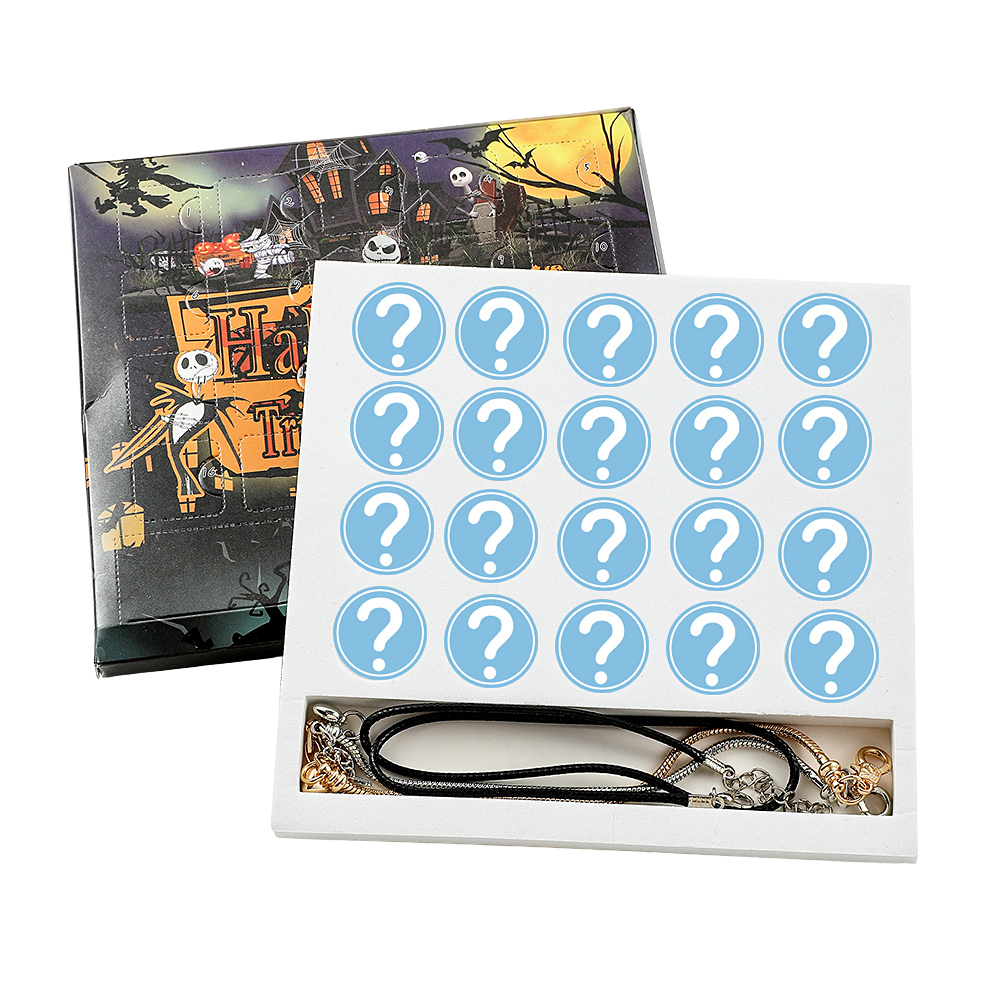 “🎃 Caja Sorpresa de Adviento Nightmare Box – Pulsera + 22 Charms Exclusivos”